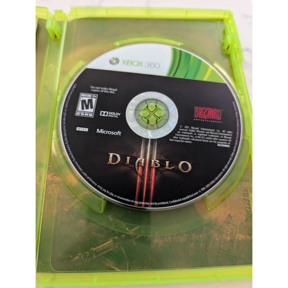 Diablo III 3 Microsoft Xbox 360 Complete In Box CIB